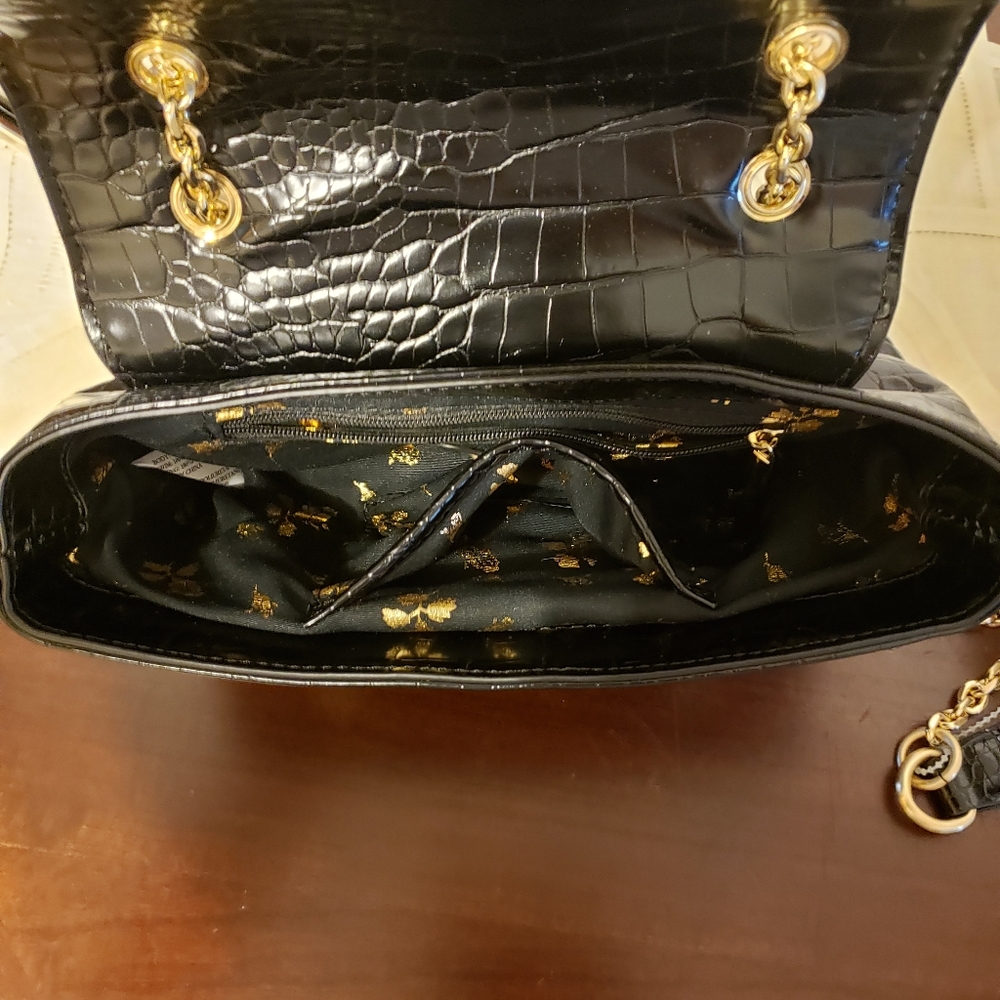 Betsey Johnson Black Heads Up Crossbody Bag - Picture 5 of 7